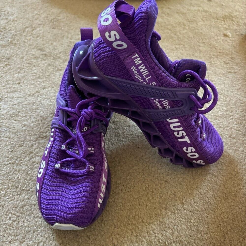 Just So So Size Kids 13 EU 31 Purple Sneakers Running Shoes